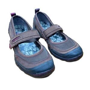 Merrell Womens Stone Mary Jane Shoes Brown Black Hook And Loop 7